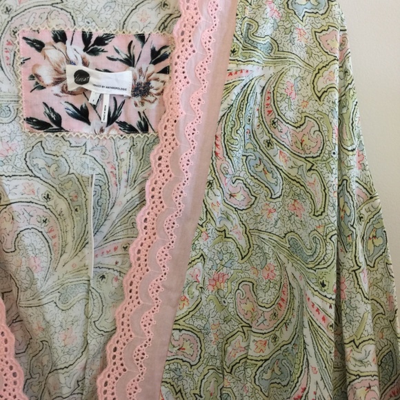 Anthropologie Floreat Paisley Robe - Picture 6 of 7